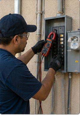 outlet and switch repair for South LA and Inglewood properties service scene